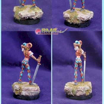 Female Harlequin by belminiart