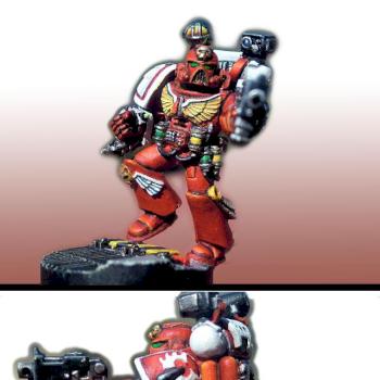 Blood Angels Sanguinary Priest by s0m0s