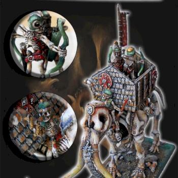 Skeleton War Mammoth of the Undead Legion, Tomb Kings, Vampire Counts by Strigoi85