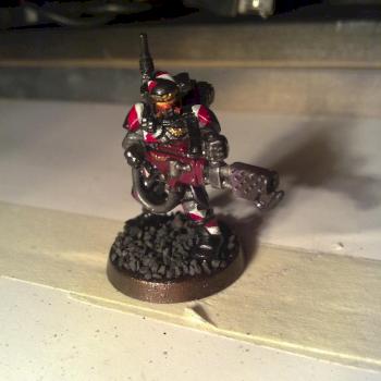 kasrkin glowing eyes test by kenofchaos