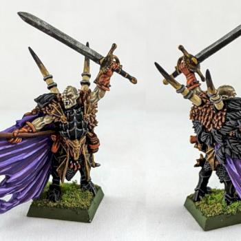 Warhammer Vampire Counts Mannfred von Carstein on foot by the Goat