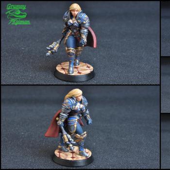 Caliope Female Knight by GrumpyKaiman