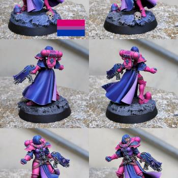 Bisexual pride Sister of Battle by CerberusXt