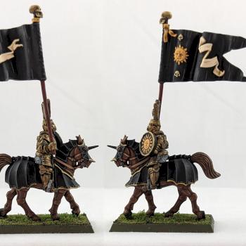 Warhammer The Empire Knights of the Blazing Sun standard bearer by the Goat