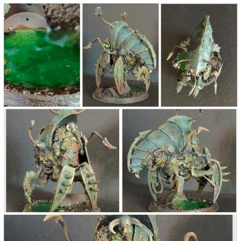 Nurgle Hellwright on Dark Abeyant by yravalet
