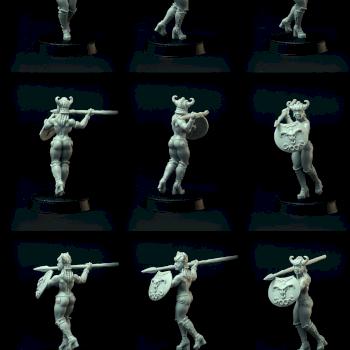 Amazon (sculpting) by Brother Vinni