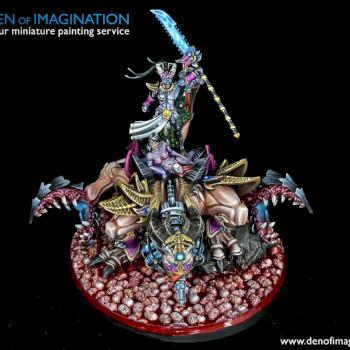 A model entirely crafted, printed, and painted by us! Presenting the Lord of Pleasure! by DEN of IMAGINATION