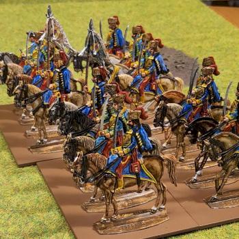 Austrian Hussar regiment Esterhazy (7 years war flats) by Kolja