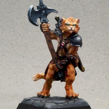 Catfolk Warrior by CocoRohan