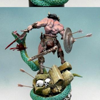 Conan and the great snake by RAFF