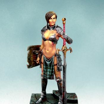 Female warrior by RAFF