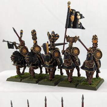 Warhammer The Empire Knights of the Blazing Sun unit by the Goat