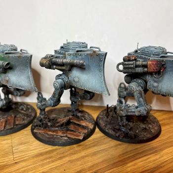 Death Korps of Krieg Sentinel (proxy) - Red Makers by Herrn