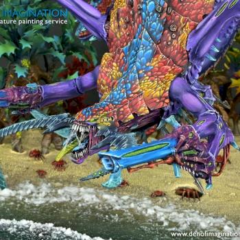 Tyranid Hierophant Bio-Titan by DEN of IMAGINATION