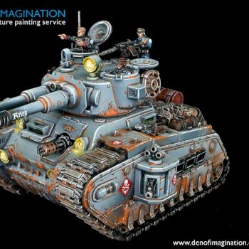 Rogal Dorn Battle Tank by DEN of IMAGINATION
