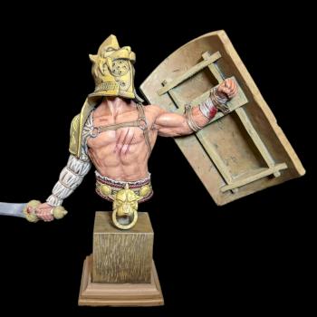Gladiator bust by jomblinium1985