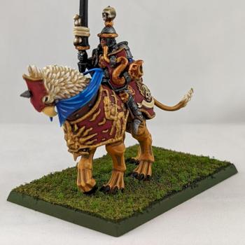 Warhammer The Empire Demigryph Knights musician by the Goat