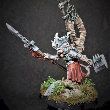 AOS Skaven Warlord by painterboyroy