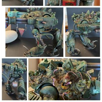 Armorcast Nurgle Warhound titan by yravalet