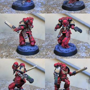 Blood Raven Primaris Space Marine by CerberusXt