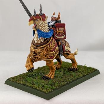 Warhammer The Empire Demigryph Knights champion by the Goat