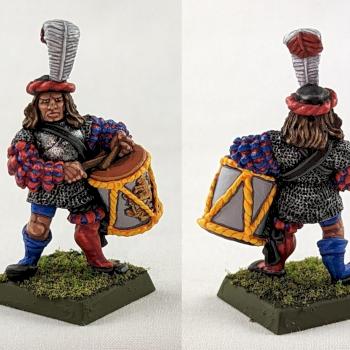 Warhammer The Empire Handgunner musician by the Goat