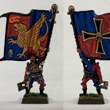 Figurine Warhammer Mannfred Von Carstein - Vampire Lord Monté, OOP 98, Assemblé/peint
