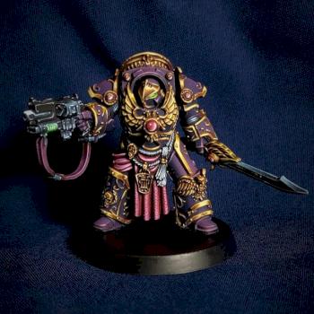 Horus Heresy Emperors Children Cataphractii Praetor by Kaiul