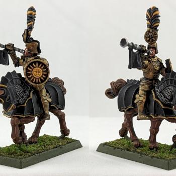 Warhammer The Empire Knights of the Blazing Sun musician by the Goat