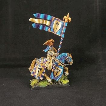 Bretonnian Knight Standard Bearer by Eclipseddstny