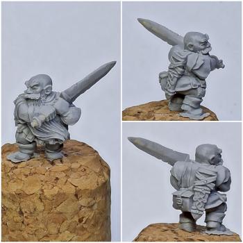 Dwarf with sword by chaos spawn