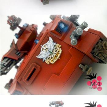 Blood Angels Baal Predator by malinek28