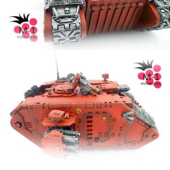 Blood Angels Land Raider Crusader by malinek28