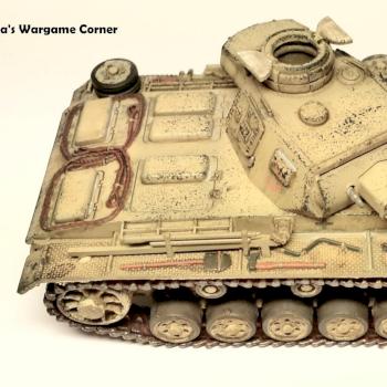 28mm Bolt Action Warlord Games Panzer III Ausf. J DAK by epsylon2004