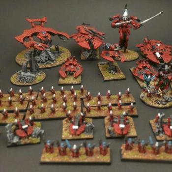 Epic Eldar army by Ironman2480