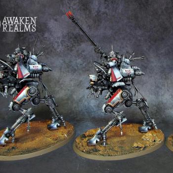 Sydonian Dragoon / Ironstrider Ballistarius - Forge World Metalika by Awaken Realms