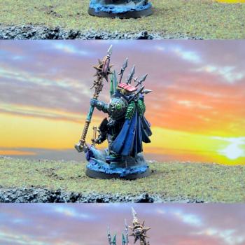 Tzeentch Sorcerer Lord in Terminator Armour by Sotnia