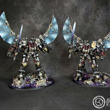 Winged Grey Knights Dreadknights by Awaken Realms