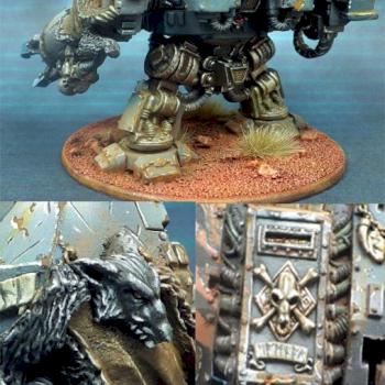 dreadnought Venerable Space Wolves by sadgar