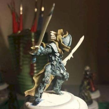 Valiant Miniatures - Nazchryzt, Planar Warrior by SMChristopher