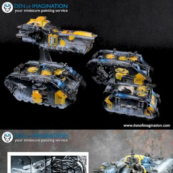 Space Wolves Vehicles by DEN of IMAGINATION