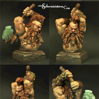 Dwarf Bust height 180mm by Scibor