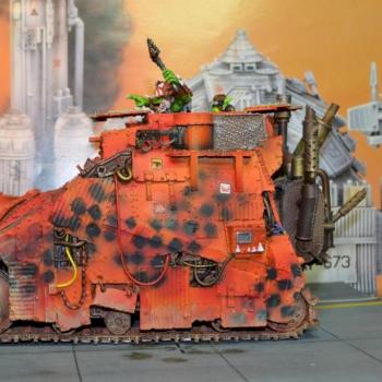 Ork Kill Bursta / Kill Blasta Tank Forgeworld by Temporaviator