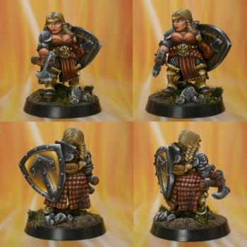 Freja Fangbreaker, Dwarf Sergeant by algente