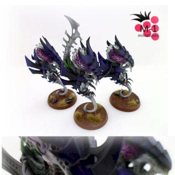 Tyranid Zoanthropes by malinek28