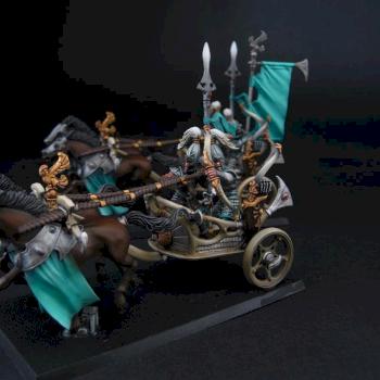 High Elf Tiranoc Chariots by SavageDPainting