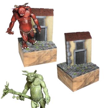 WIP Scratchbuilt troll Mini diorama by warcry studio