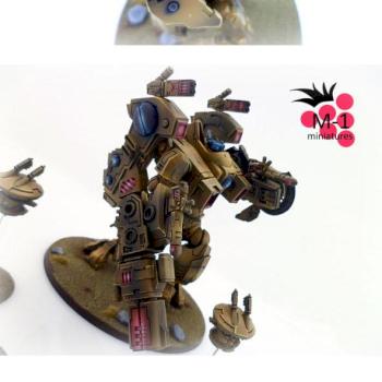 Tau XV104 Riptide Battlesuit by malinek28