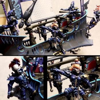 Dark Eldars Raider Crew by Skandabcn