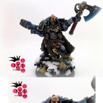Space Wolves Rune Priest by malinek28